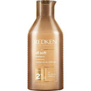 Redken All Soft Shampoo | For Dry/Brittle Hair | Provides Intense Softness and Shine | With Argan Oil | 10.1 Fl Oz, 10 fl. oz REDKEN
