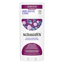 Schmidt's Aluminum Free Natural Deodorant for Women and Men, Hemp Seed Oil & Rose for Sensitive Skin with 24 Hour Odor Protection, Vegan, Cruelty Free 3.25 oz(Packaging may vary) Schmidt's