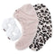 Kitsch Microfiber Hair Towel Wrap for Drying Wet Hair and Microfiber Scrunchies for Frizz Free, Heatless Hair Drying, Cleanse Bundle (Blush, Leopard, White) Kitsch