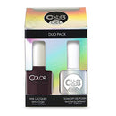 Color Club Killer Curves Gel and Lacquer Duo Polishes, Vampy Red Color, .5 fl oz Each (15 mL) Color Club