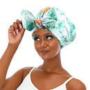 Sent Hair Shower Cap for Women Reusable Waterproof Bath Cap for Long Hair Cap for Shower Cute Large Turban Shower Cap for Braids(Pineapple) sent hair