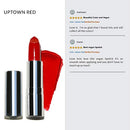 True + Luscious Super Moisture Lipstick - Vegan and Cruelty Free, Non Toxic Formula - 0.12oz, Shade: Uptown Red True + Luscious