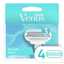 Gillette Venus Smooth Women's Razor Blades - 4 Refills (Packaging May Vary) Gillette