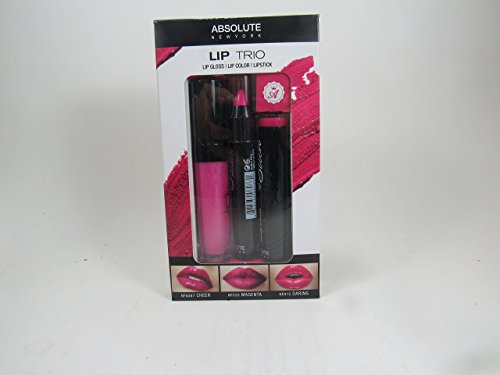 Lip Trio Lip Gloss, lip Color, Lip Stick Absolute