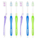 Colgate Super Flexi Toothbrush with Tongue Cleaner, Soft - Pack of 6 Colgate