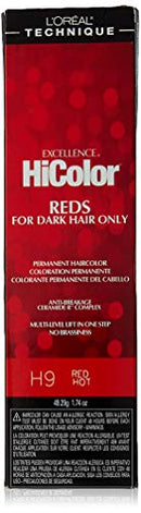 Loreal Excellence Hicolor H09 Tube Red Hot 1.74 Ounce (51ml) L'Oreal Paris