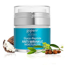 GoPure Anti Wrinkle Face Moisturizer - Anti Aging Face Cream with Hyaluronic Acid - Night Cream with Glycolic Acid - Anti Wrinkle Cream for Men & Women- Youthful Glow - 1.7oz goPure