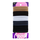 Goody Ouchless Women's Braided Elastics, Java Bean Neutral, 4MM for Medium Hair, 32 Count Goody Ouchless