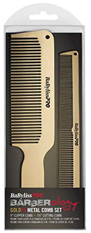 BaBylissPRO Barberology GoldFX Metal Comb Set BaBylissPRO