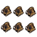 Camila Paris AD115/6 French Hair Clips for Women1/2 Inch, Set of 6 Extra Small Girls Hair Claw Clips Jaw Fashion Durable Styling Hair Accessories for Women, Strong Hold No Slip Grip, Made in France Camila