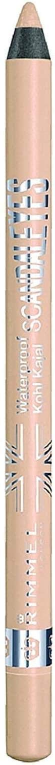 Rimmel London Scandal Eyes Waterproof Kohl Kajal Eyeliner, Nude 0.04 oz (Pack of 2) Rimmel