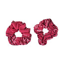 Hot Pink Bandana Scrunchies Cotton Hair Bobble - Set of 2 Motique Accessories