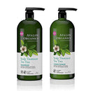 Avalon Organics Scalp Treatment Shampoo, Tea Tree, 32 Oz with Avalon Organics Conditioner, Scalp Treatment Tea Tree, 32 Oz Avalon Organics