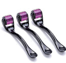 3 Packs Derma Microneedle Roller for Face Body - 540 Titanium Microneedle Roller for Home Use Dermapeel