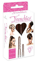 Frenchies Ultra Flocked Extra Soft French Twist Hair Pins: The French Hair Pins for Buns, Wedding Updo Hairstyles, Hair Extensions + Wigs, 20 Count, Brown Frenchies