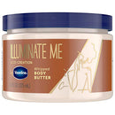 Vaseline Illuminate Me Body Butter Created for Melanin Rich Skin Whipped Body Butter Provides 24 Hour Moisturization for Dry Skin 11 oz Vaseline