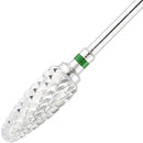 Pana 3/32" Safety Bit Nail Carbide Bit - For Electric Dremel Drill Machine (Coarse, Flame -Silver) PANA