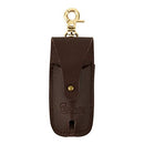 Beautyflier Clip-on Chapstick Sleeves, Soft Leather Keychain Lipstick Holder Chapstick Pouch Lip Balm Holder Travel Accessories (Flip Style) Beautyflier
