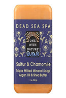 One With Nature Bar Soap, Chamomile and Sulfur, 7 Ounce One With Nature