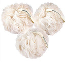 MainBasics Seaweed-Infused Bath Shower Loofah Sponge Pouf Body Scrubber Exfoliator (Set of 3) MainBasics