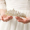 Aukmla Gold Baroque Crowns and Tiaras Rhinestone Wedding Queen Crown Princess Bridal Tiaras Prom Festival Costume Crown Hair Accessories for Women and Girls Aukmla