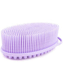 Avilana Exfoliating Silicone Body Scrubber Easy to Clean, Lathers Well, Long Lasting, And More Hygienic Than Traditional Loofah (Lavender) Avilana