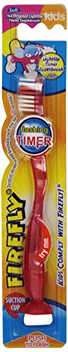 Dr. Fresh Firefly LightUp Timer Children's Toothbrush, Soft 1 ea. (colors may vary) FIREFLY