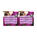 Kiss I Envy Luxe Black Short Lashes Black (2 Pack) by kiss i envy KISS