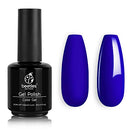 Beetles Gel Nail Polish Paulina Lapis Blue Color Soak Off LED Nail Lamp Gel Polish -SIZE: .5 fl.Oz/Each 15 ml/Each beetles Gel Polish