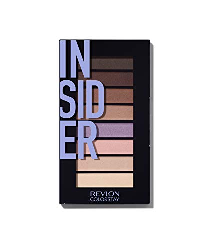 Revlon Colorstay Looks Book Eyeshadow Palette, Vibrant Eye Colors in Mix of Shimmer, Matte and Metallic Finish, Insider (940) REVLON