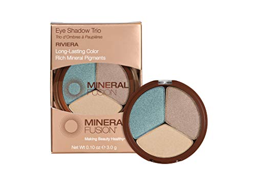 Mineral Fusion Eye Shadow Trio 0.10 oz Packaging May Vary, Riviera, 0.0625 Ounce Mineral Fusion