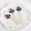 Asooll Bride Wedding Hair Pin Flower Bridal Head Clip Rhinestone Crystal Headpiece for Women and Girls(Set of 3) Asooll