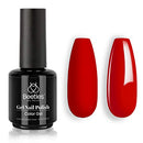 Beetles Gel Nail Polish, 1 Pcs 15ml Red Color Soak Off Gel Polish Nail Art Manicure Salon DIY at Home beetles Gel Polish