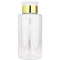 PANA Brand Liquid Push Down Pump Dispenser Empty Bottle with Flip Top Cap (10 Ounce - 1 Bottle, Gold) PANA