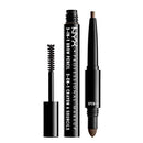 NYX PROFESSIONAL MAKEUP 3-In-1 Brow Pencil, Eyebrow Pencil - Ash Brown NYX PROFESSIONAL MAKEUP