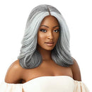 Outre HD Lace Front Wig Soft N Natural Neesha 201 (Silver Gray) (34) Outre
