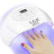 UV LED Nail Lamp, LKE Nail Dryer 72W Gel Nail Polish Curing Lamp UV Nail Lamp LED Nail Lamp for Gel Nail Polish Kit Nail Light Nail Art Accessories White LKE