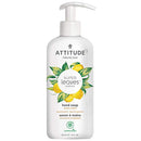 ATTITUDE Liquid Hand Soap, Plant- and Mineral-Based Formula, Vegan & Cruelty-free Personal Care Products, Lemon Leaves, 16 Fl Oz ATTITUDE