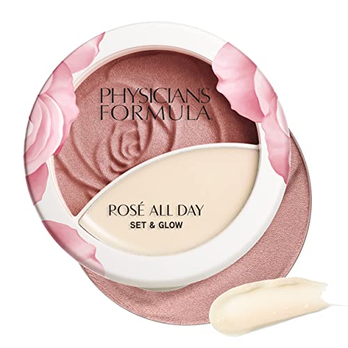 Physicians Formula Rosé All Day Set & Glow Highlighter Face Makeup Powder Brightening Rose Physicians Formula