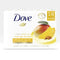 Dove Beauty Bar To Moisturize Dry Skin With Mango Butter More Moisturizing Than Bar Soap 3.75 oz 14 Bars Dove