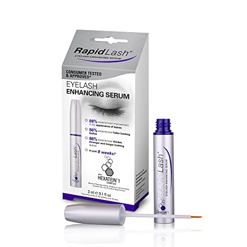 RapidLash Eyelash Enhancing Serum - Promotes Appearance of Longer, Thicker Eyelashes, Paraben Free RapidLash