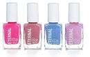 Eternal Collection – 4 Piece Set: Long Lasting, Quick Dry, Mirror Shine Nail Polish Set – Hardener, Bright and Shiny Finish - 0.46 Fluid Ounces Each (Tea Time) Eternal