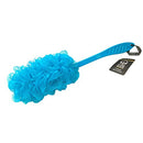 Pure Body Bath Shower Long Acrylic Handle Exfoliating Back Brush Sponge (3 Pack) BodyPure