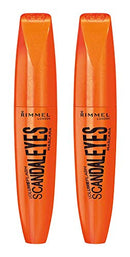 Rimmel lasting finish extreme lipstick, Black, 2 Count, Mascara Rimmel