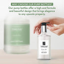 Terra Pure Gallon & Dispenser Set | 1-Shoppe All-In-Kit | Shampoo Conditioner Body Wash Gallon | Refillable 10.14 oz. Matching Pump Bottles Infinity Warehouse