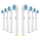 WuYan 8pcs Replacement Brush Heads for Oral b Electric Toothbrush, for Adults,Dual Clean Plaque Precision Deep Clean Teeth, Gentle on Sensitive Gum Care WuYan