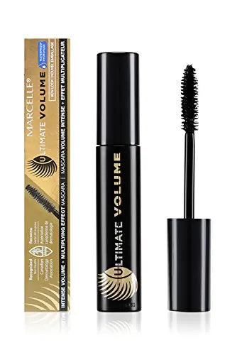 Marcelle Ultimate Volume Waterproof Mascara, Black, Hypoallergenic and Fragrance-Free, 0;33 fl oz MARCELLE