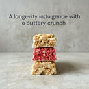 Blueprint Bryan Johnson Macadamia Nut Protein Bar - 9G Plant Protein - Healthy Fats - Supports Muscle Growth - Low Carb & Sugar - Natural Ingredients - Vegan Keto Snack (Raspberry - 12 Pack) Infinity Warehouse