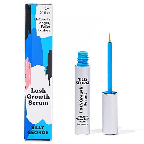 Silly George Lash Growth Serum | Eyelash & Eyebrow Growth Enhancer, Promotes Natural, Thicker, Fuller, and Longer Eyelashes & Bold Eyebrows | Cruelty Free Silly George