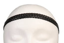 Caravan Headband, 2 Braid Stretch, Black CARAVAN